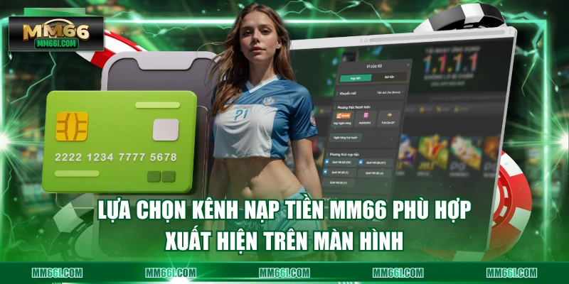 Lựa chọn kênh nạp tiền MM66 phù hợp xuất hiện trên màn hình